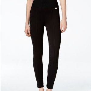 Calvin Klein Pull-On Wide Waistband Knit Pants
